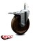 Service Caster 5 High Temp Phenolic Wheel Swivel 7/16'' Stem Caster Total Lock Brake SCC-GRTTL20S514-PHRHT-716138 - alternate 2